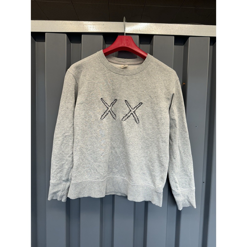 2018 RARE SIZE KAWS x Uniqlo x‎ Sesame Street Sweatshirt Gray Men's Small